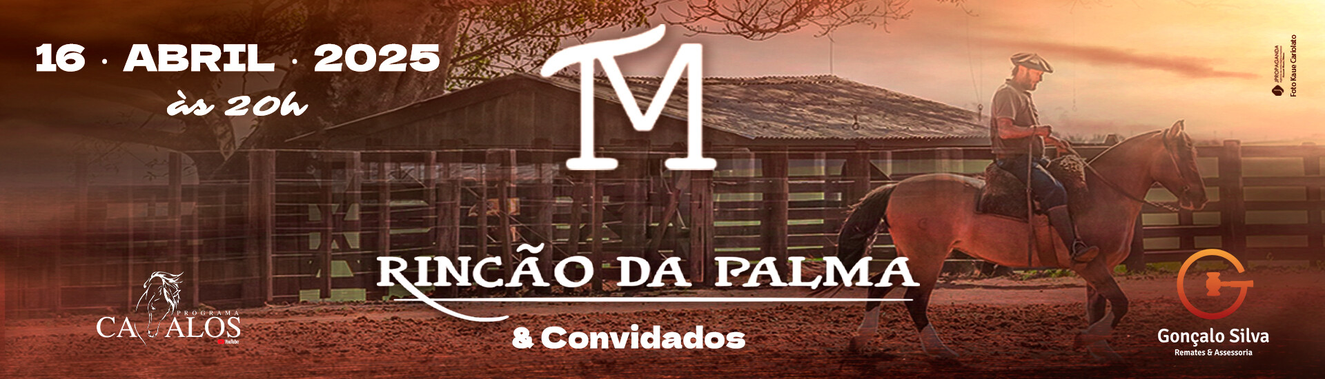 LEILÃO VIRTUAL CABANHA RINCÃO DA PALMA E CONVIDADOS 