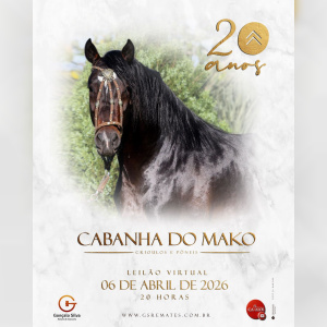 LEILÃO VIRTUAL CABANHA DO MAKO - 20 ANOS