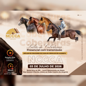 LEILÃO PRESENCIAL DE COBERTURAS NCCC DE ALEGRETE
