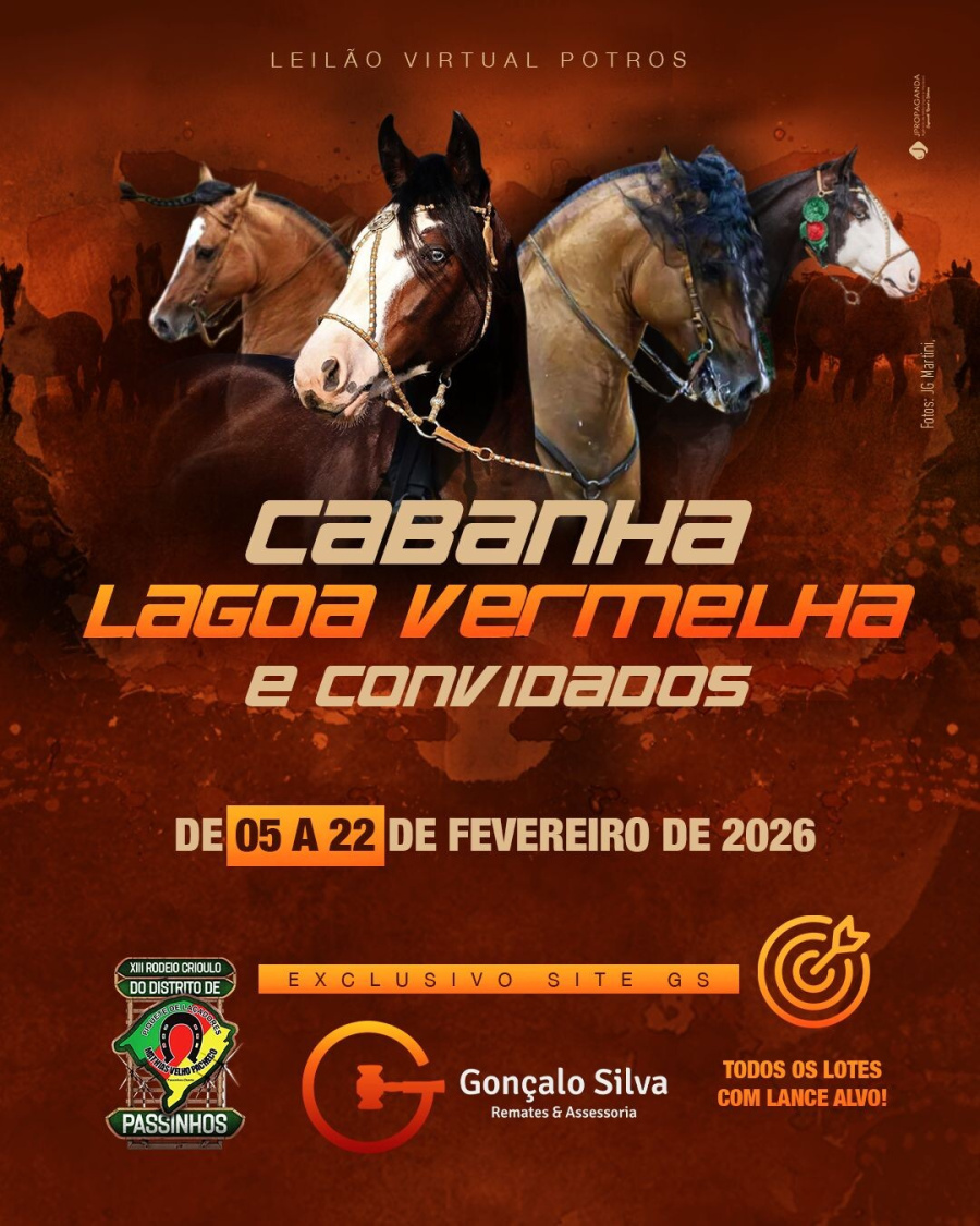 LEILÃO DE POTROS CABANHA LAGOA VERMELHA E CONVIDADOS 