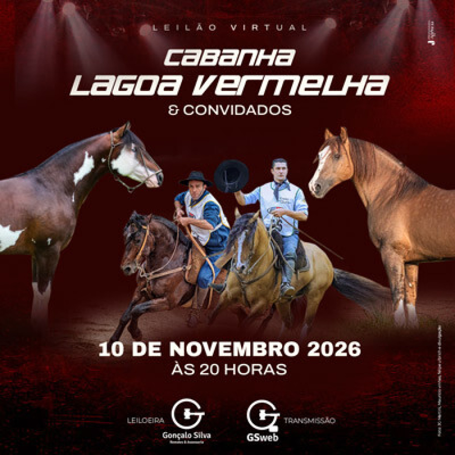 LEILÃO VIRTUAL CABANHA LAGOA VERMELHA & CONVIDADOS