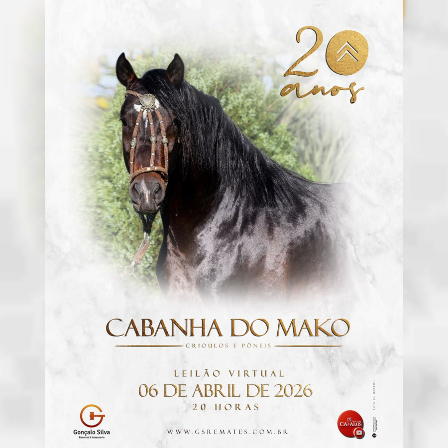 LEILÃO VIRTUAL CABANHA DO MAKO - 20 ANOS