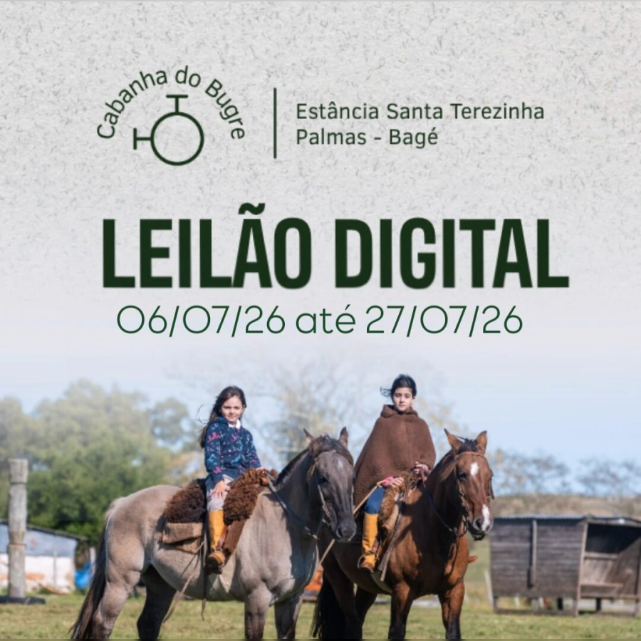 LEILÃO DIGITAL CABANHA DO BUGRE