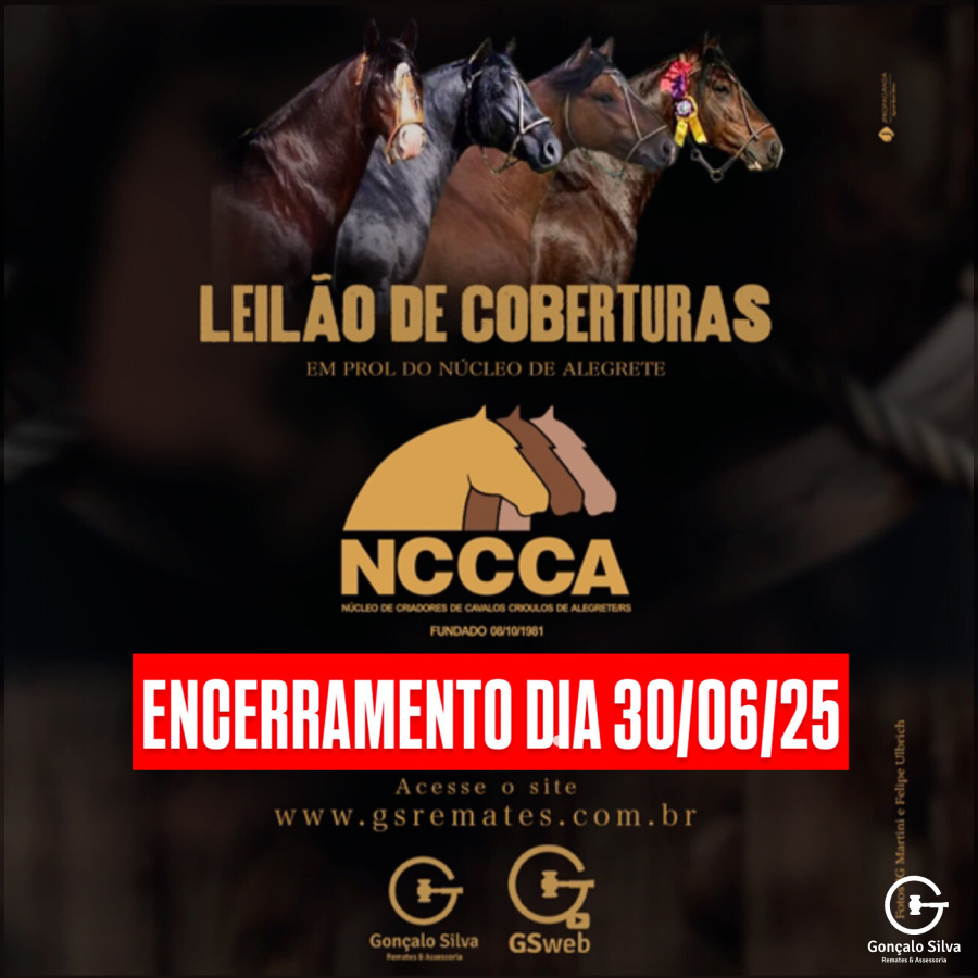 LEILÃO DE COBERTURA DO NCCC ALEGRETE