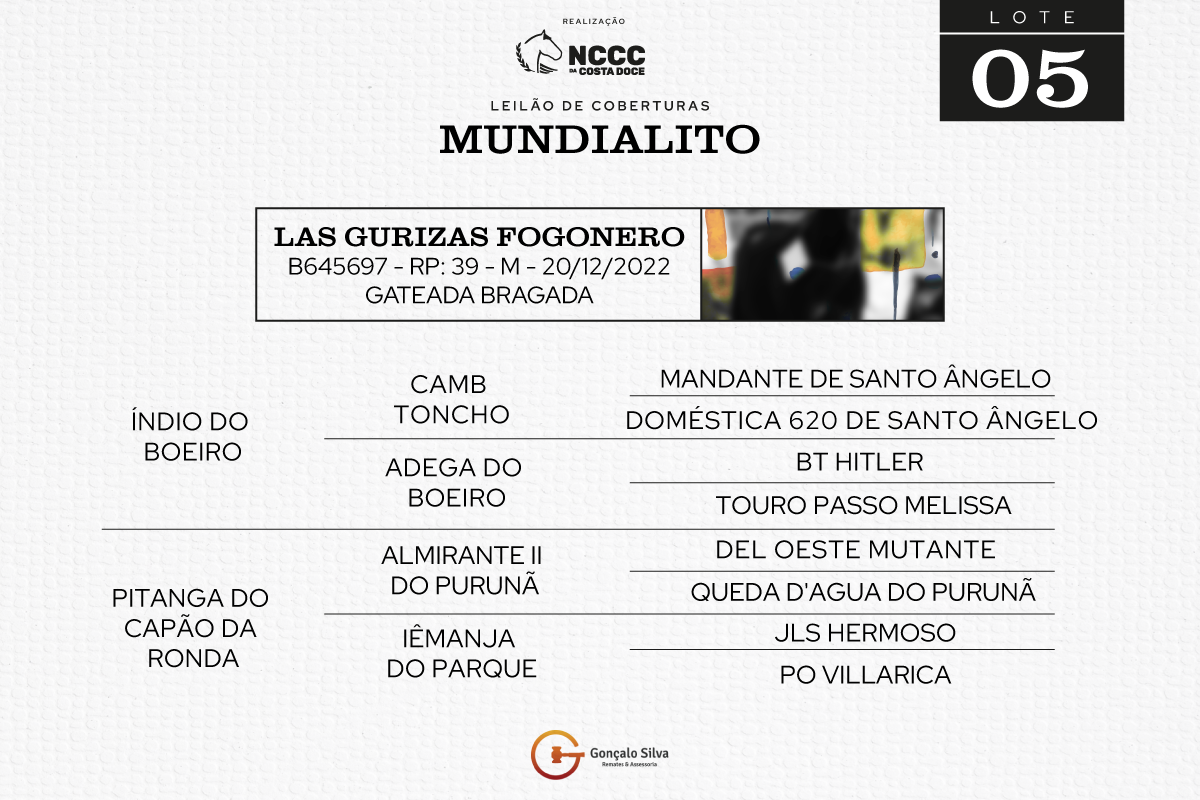 Geração LAS GURIZAS FOGONERO