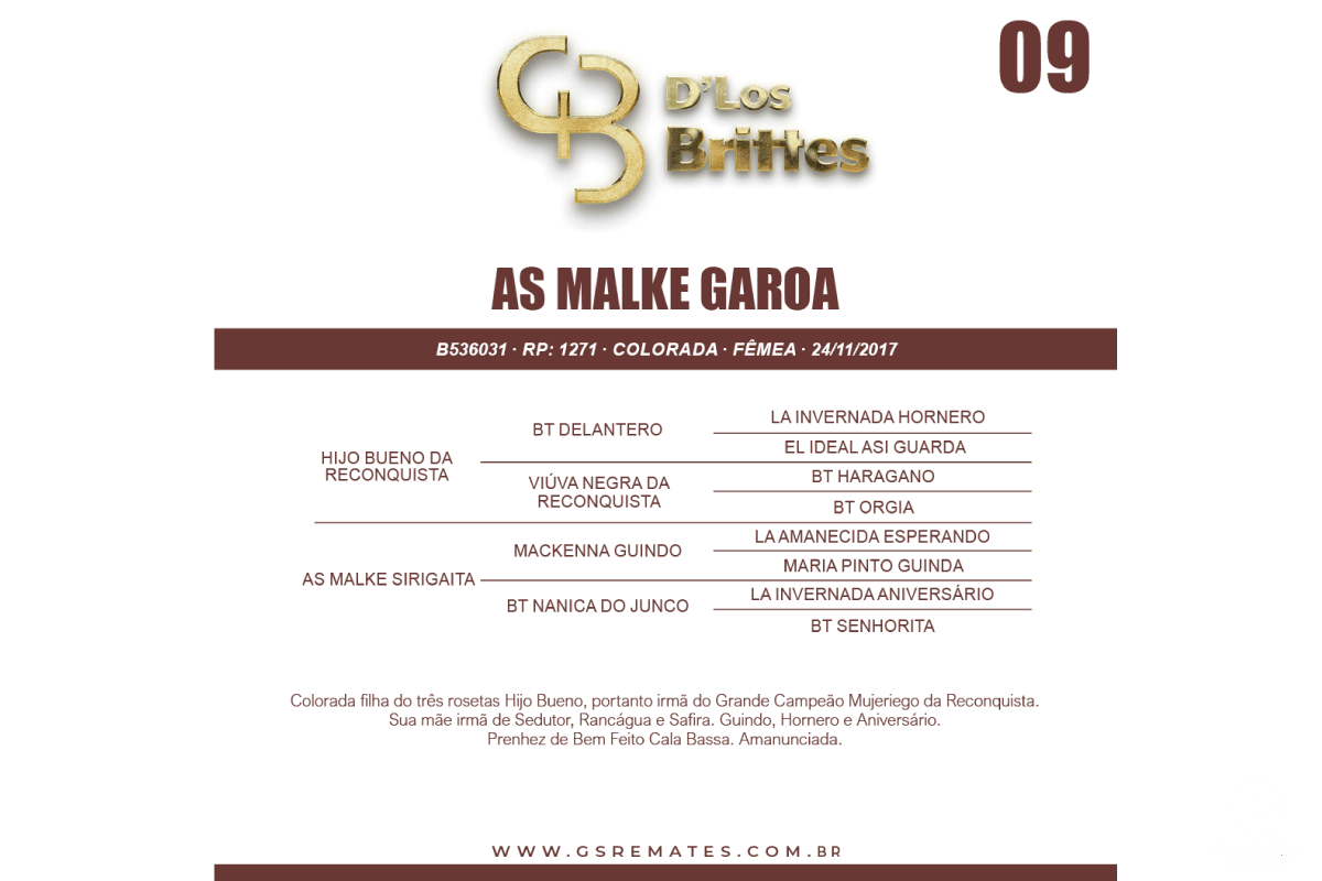 Geração AS MALKE GAROA 