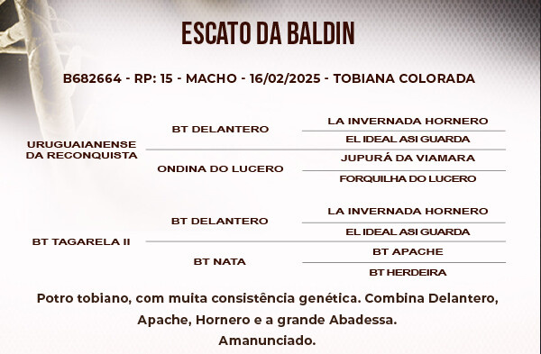Geração ESCATO DA BALDIN