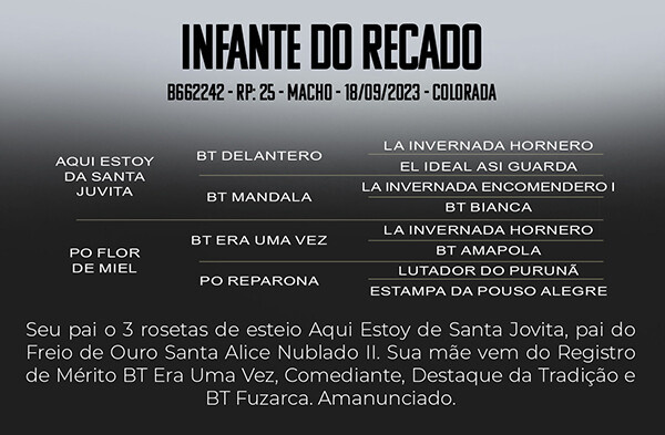 Geração INFANTE DO RECADO 