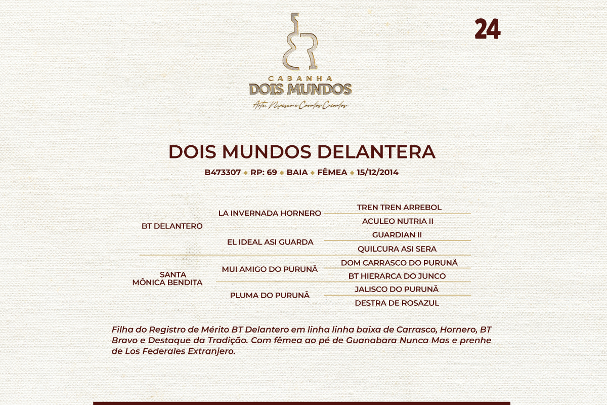 Geração DOIS MUNDOS DELANTERA