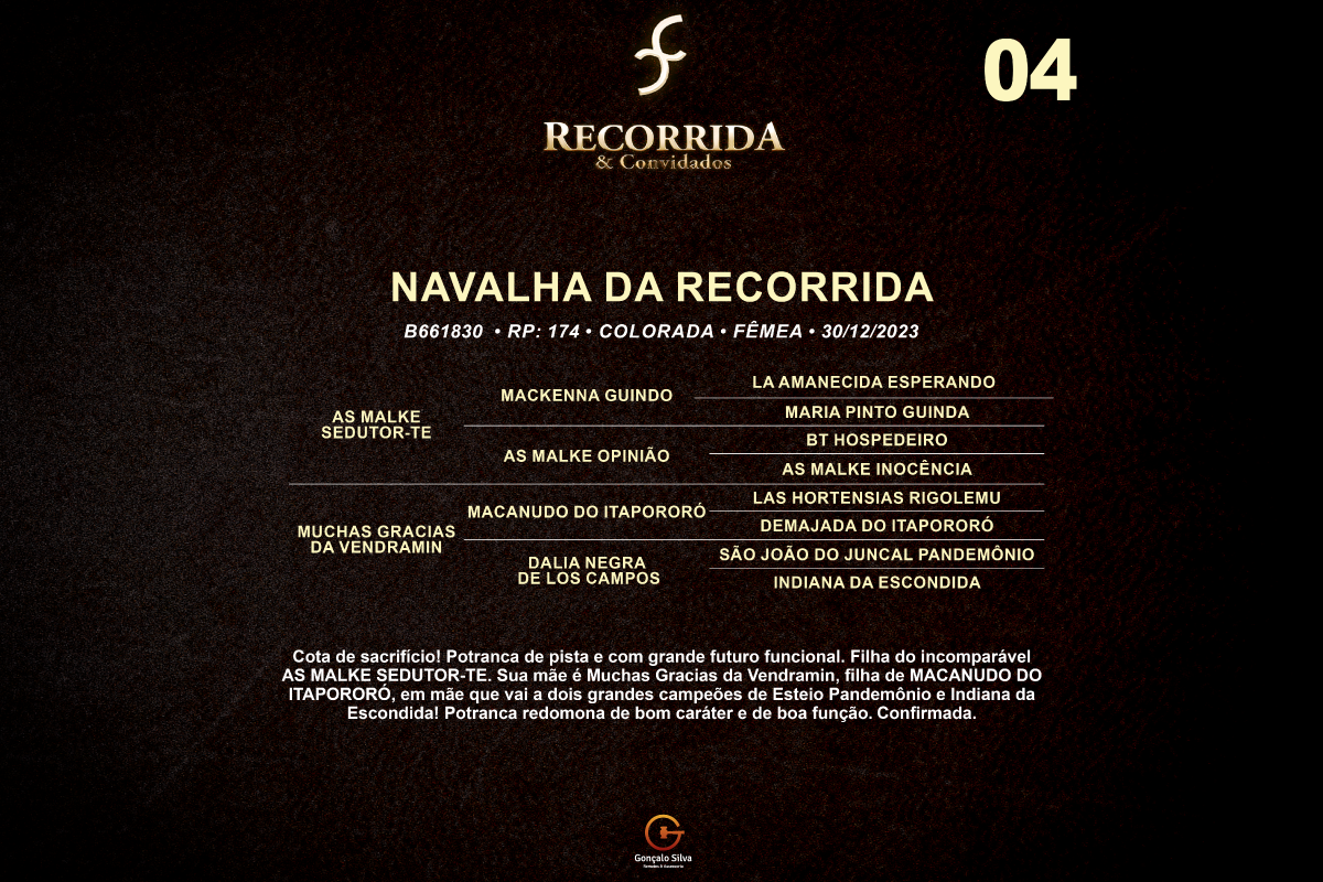 Geração NAVALHA DA RECORRIDA 