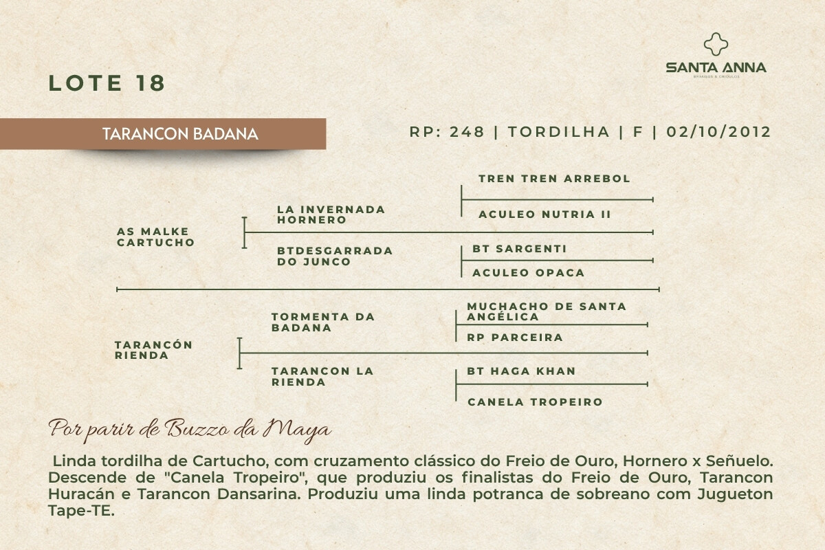 Geração TARANCON BADANA