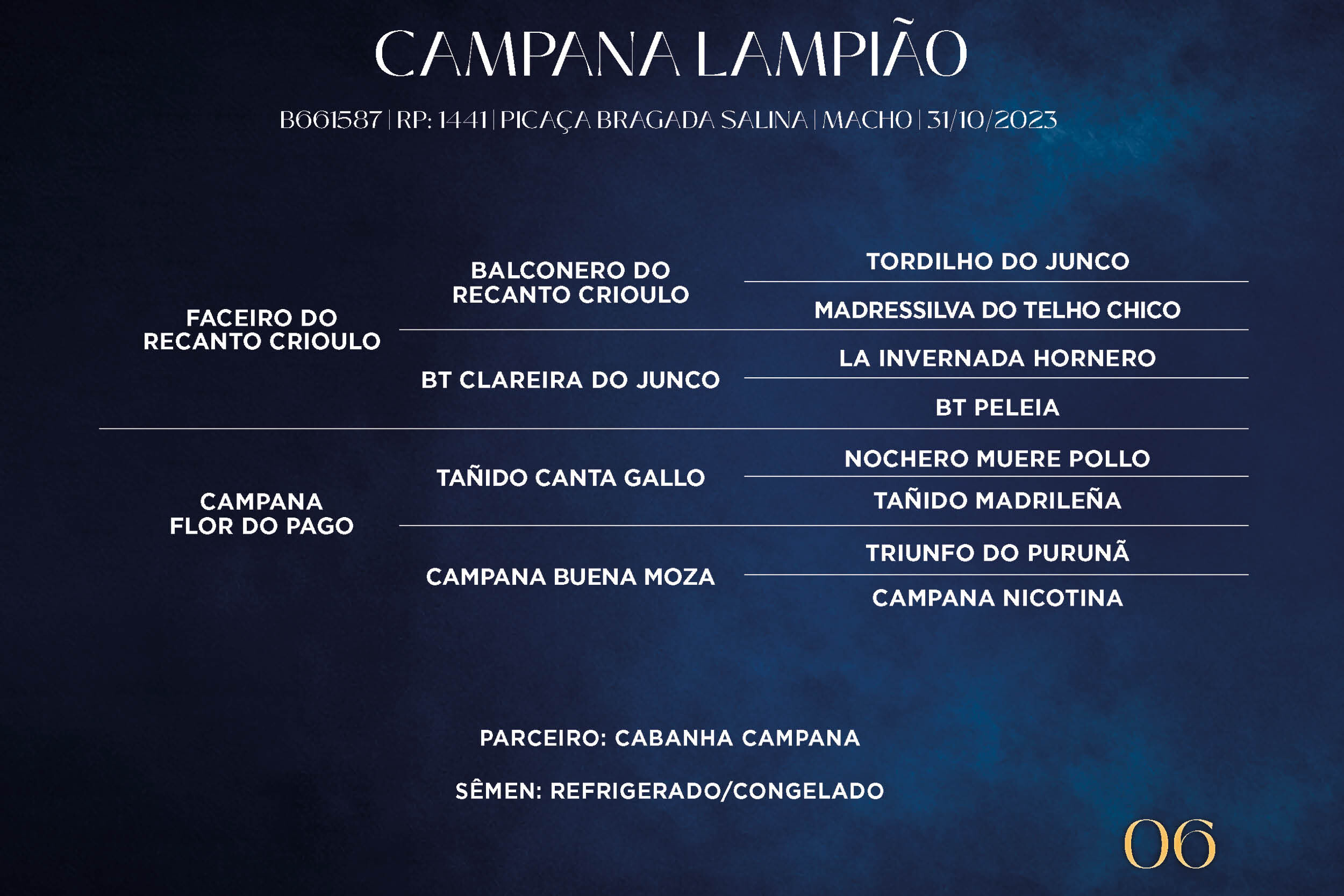 Geração CAMPANA LAMPIÃO
