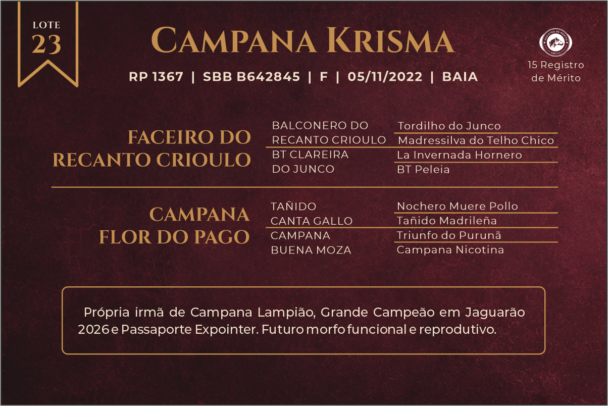 Geração CAMPANA KRISMA