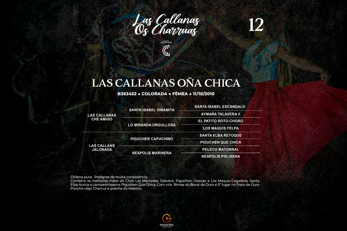 Geração  LAS CALLANAS OÑA CHICA