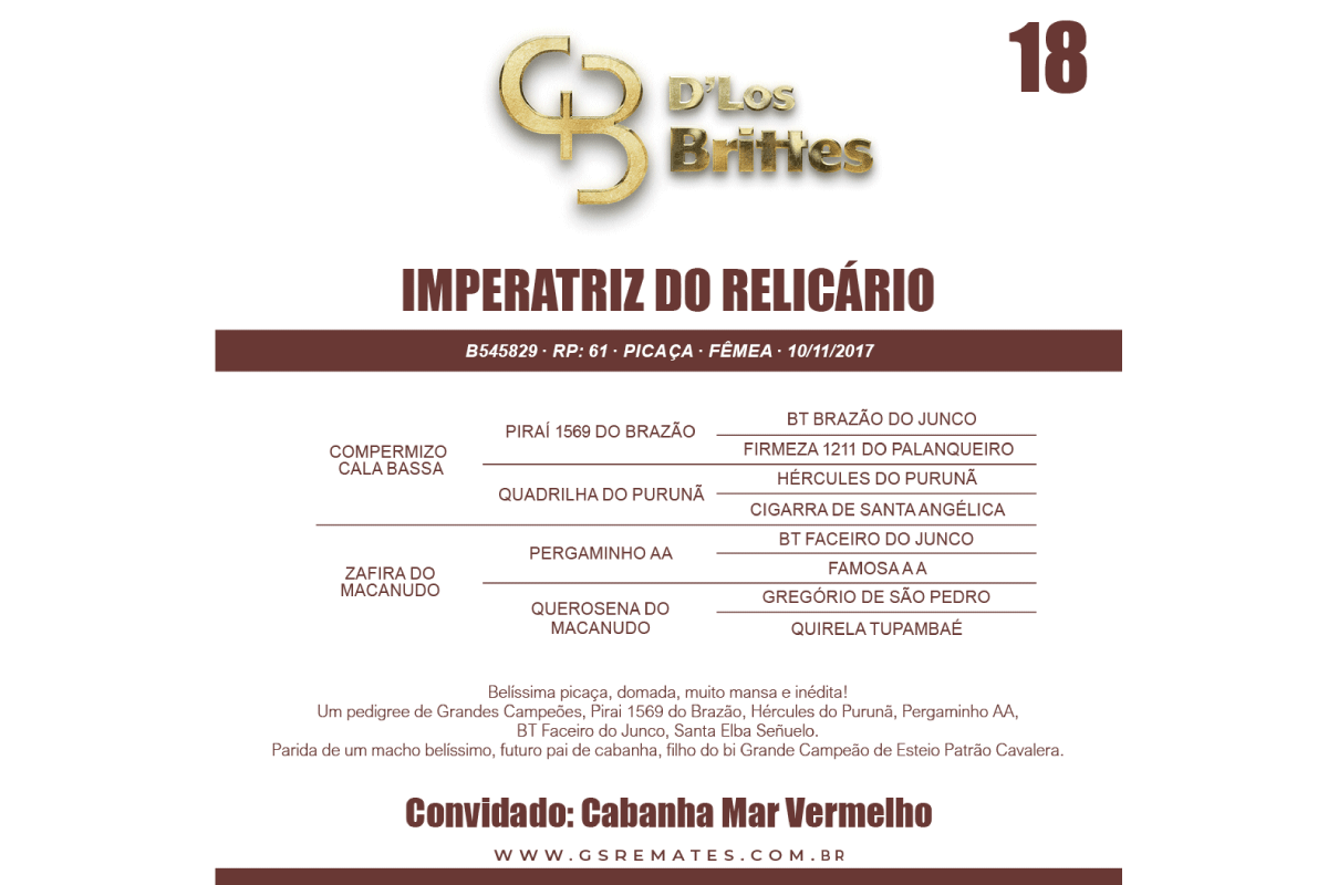 Geração IMPERATRIZ DO RELICARIO