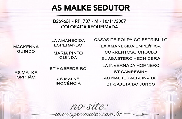 Geração AS MALKE SEDUTOR - TE