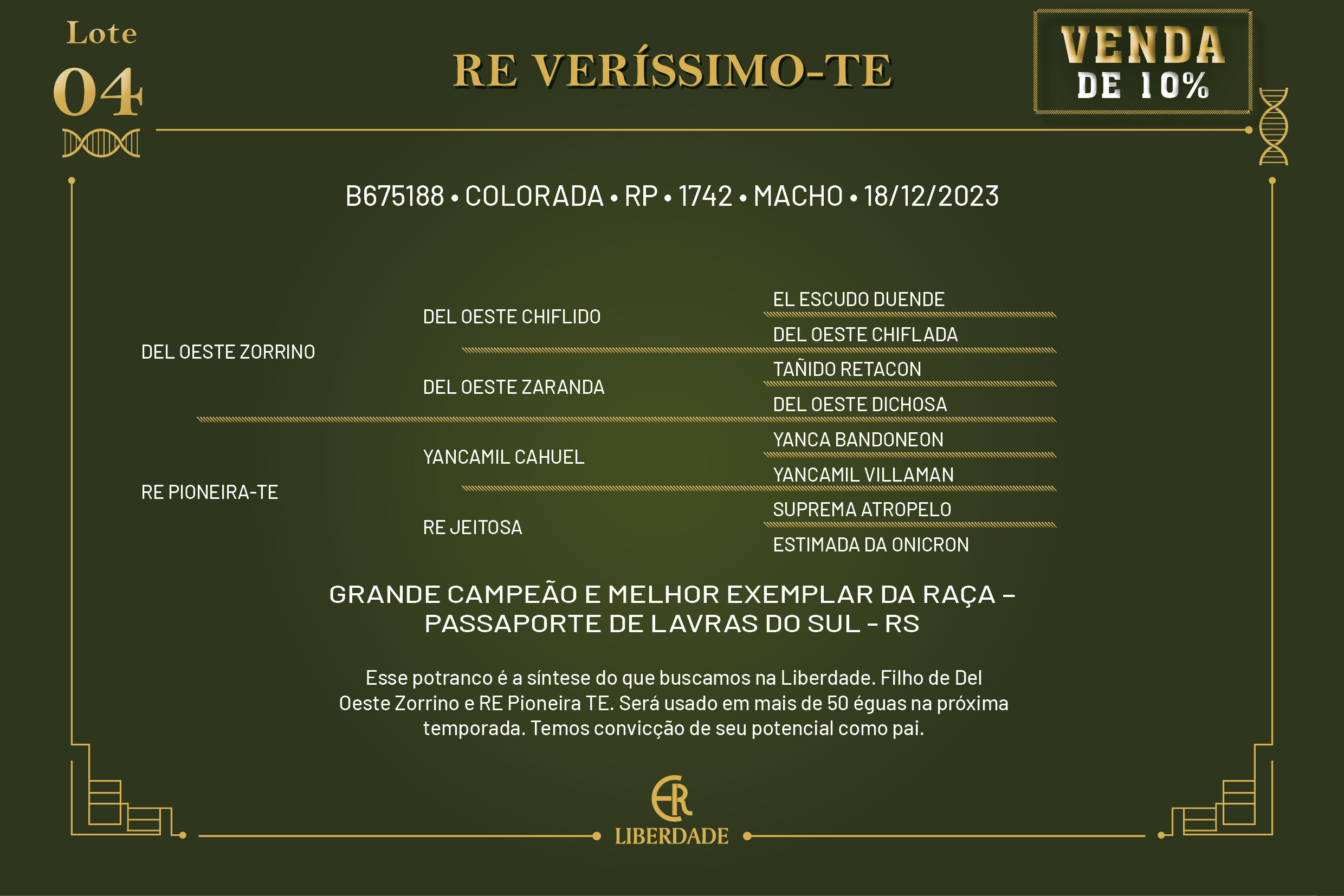 Geração COTA 10% RE VERÍSSIMO - TE 