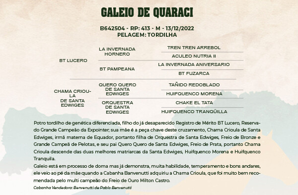 Geração GALEIO DE QUARACI 