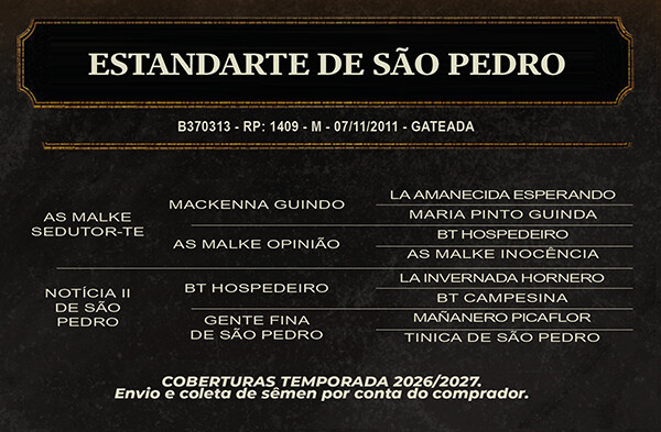 Geração ESTANDARTE DE SÃO PEDRO 
