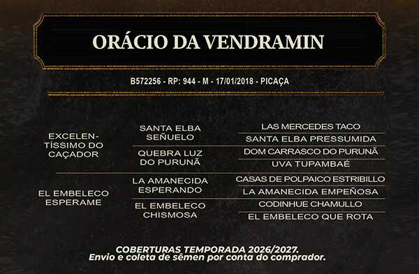Geração ORACIO DA VENDRAMIN