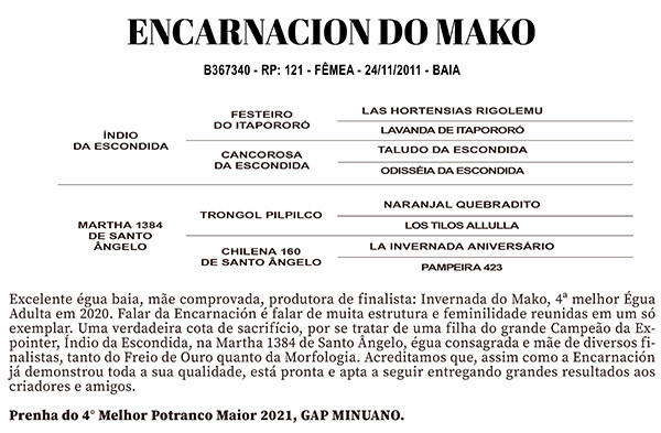 Geração ENCARNACION DO MAKO