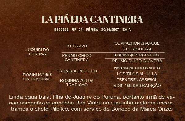 Geração LA PINEDA CANTINERA 