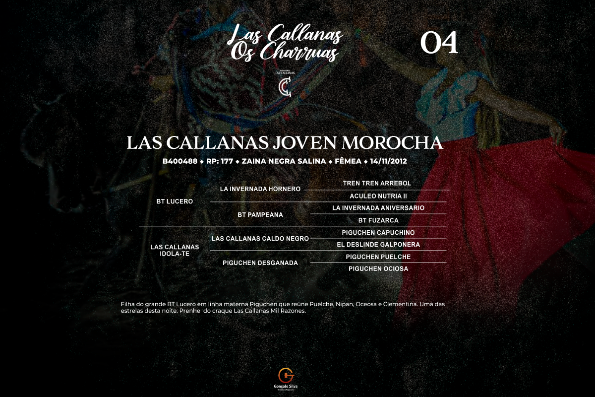 Geração  LAS CALLNAS JOVEN MOROCHA