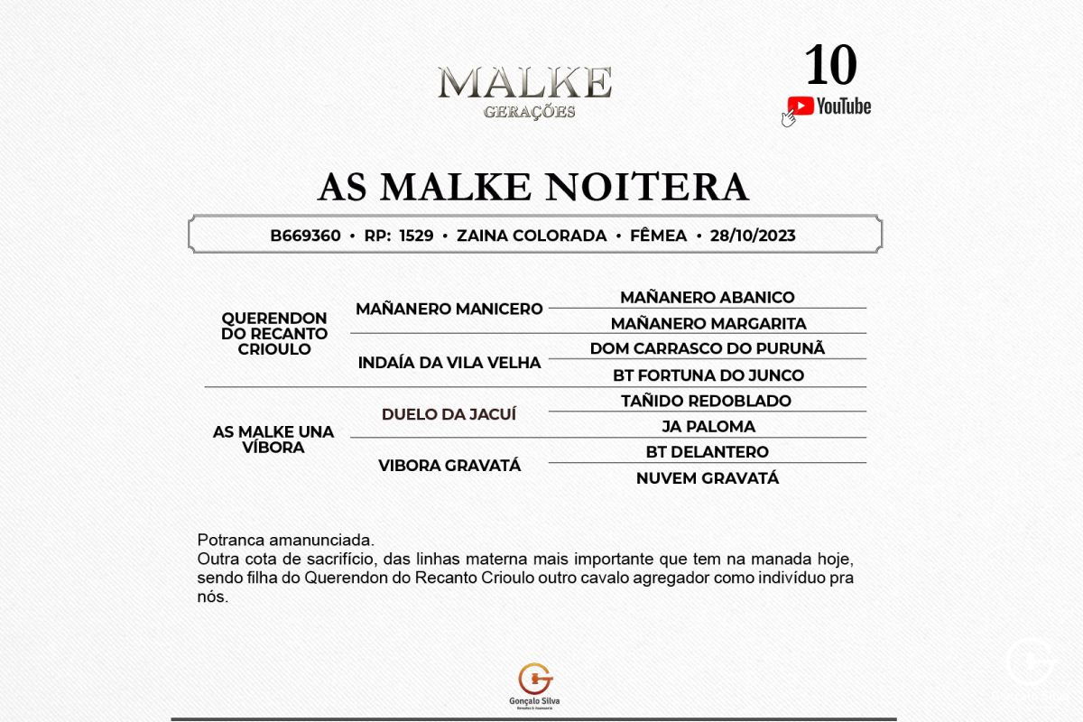 Geração AS MALKE NOITERA