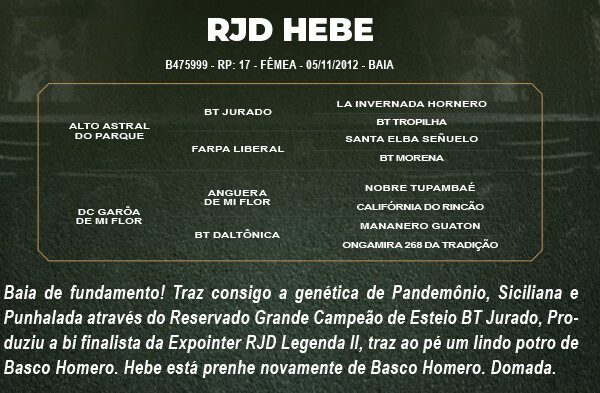 Geração RJD HEBE 