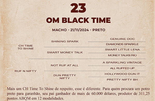 Geração OM BLACK TIME