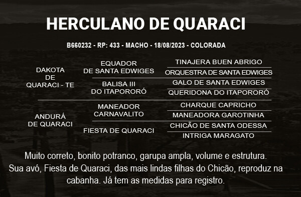Geração HERCULANO DE QUARACI