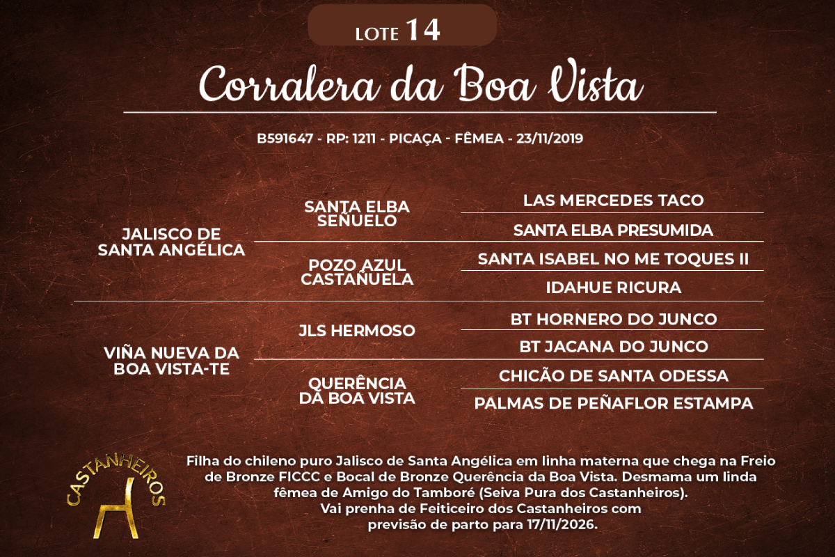 Geração CORRALERA DA BOA VISTA
