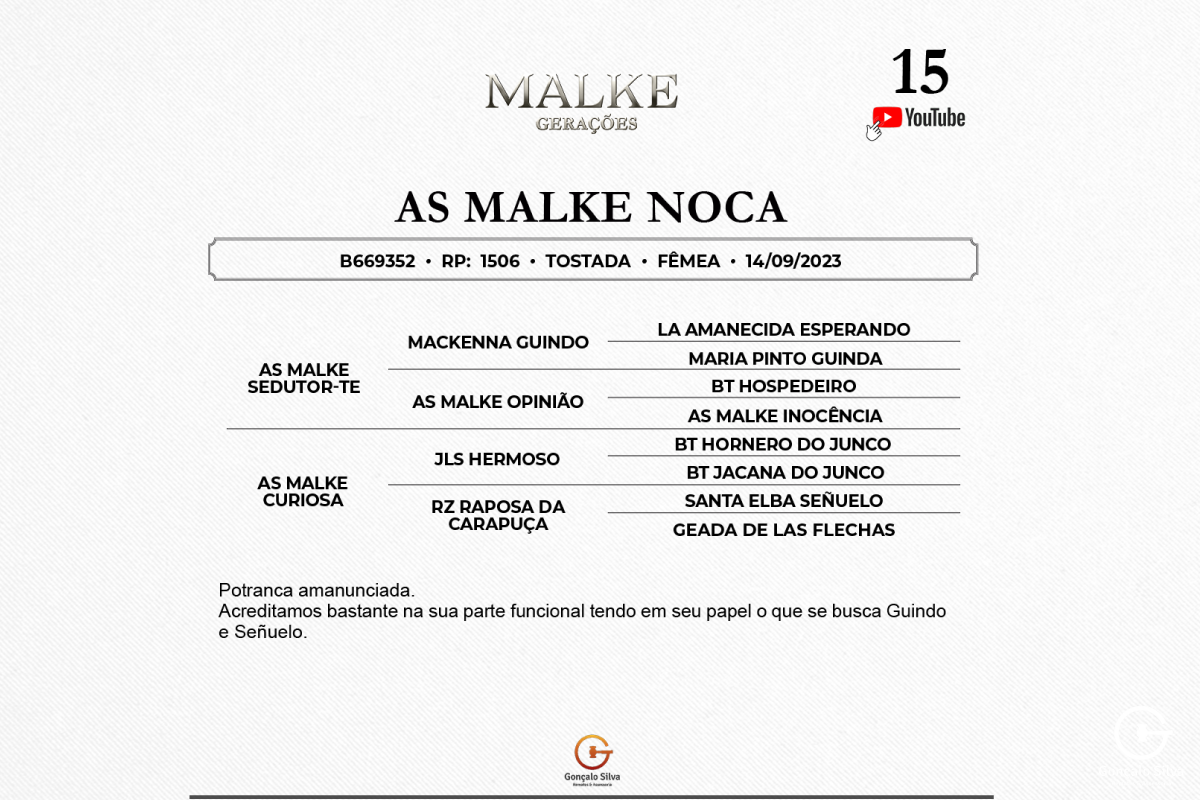 Geração AS MALKE NOCA