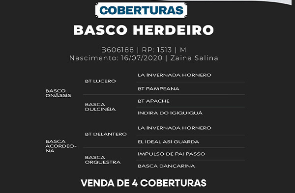 Geração BASCO HERDEIRO - Coberturas