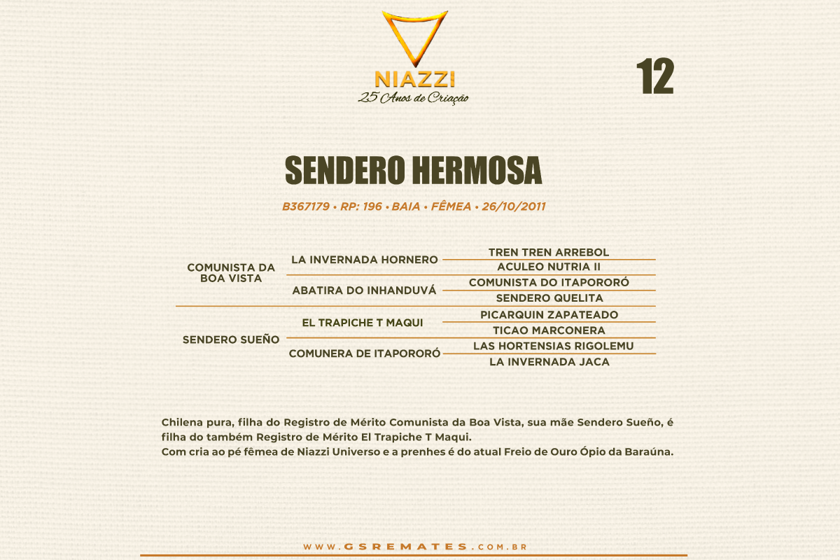 Geração SENDERO HERMOSA