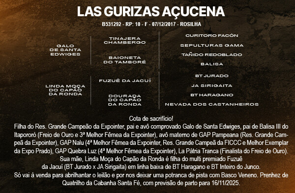 Geração LAS GURIZA AÇUCENA